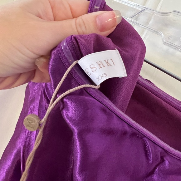 COPY - NWT Meshki Satin Midi Dress - Picture 6 of 7